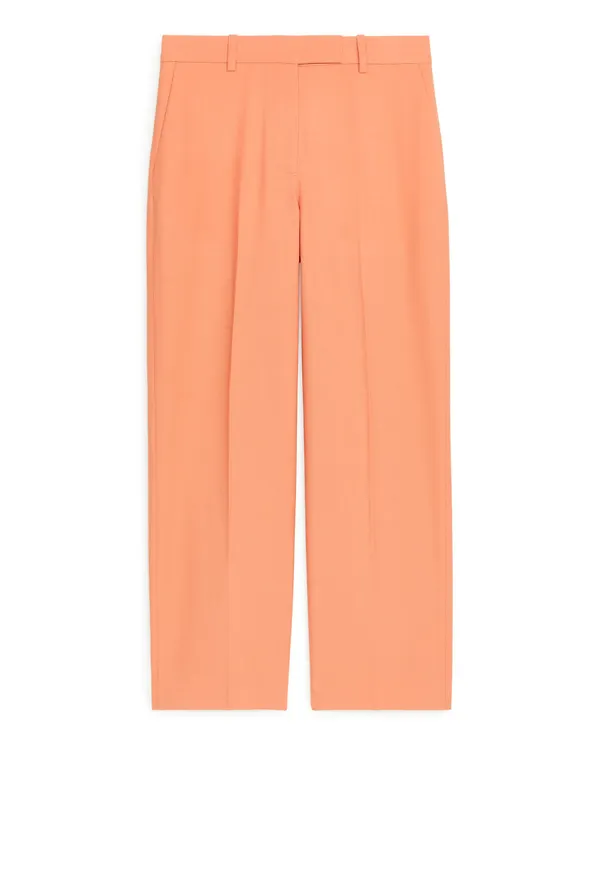 Wool Trousers - Orange