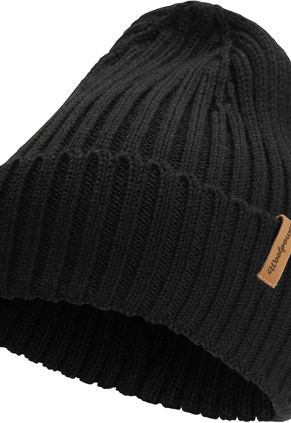 Woolpower Beanie Rib Black