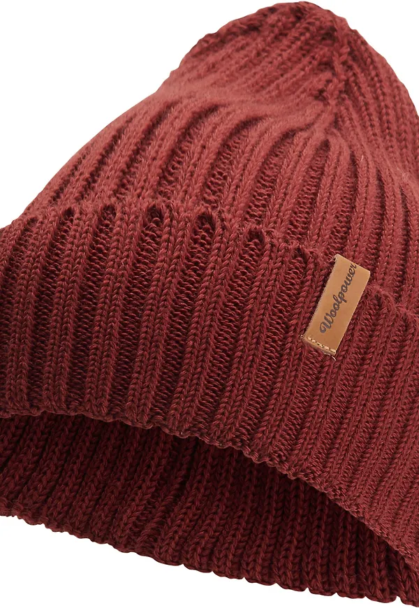 Woolpower Beanie Rib Rust Red