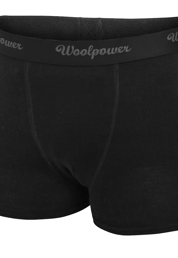 Woolpower Boxer Briefs Men's Lite Black