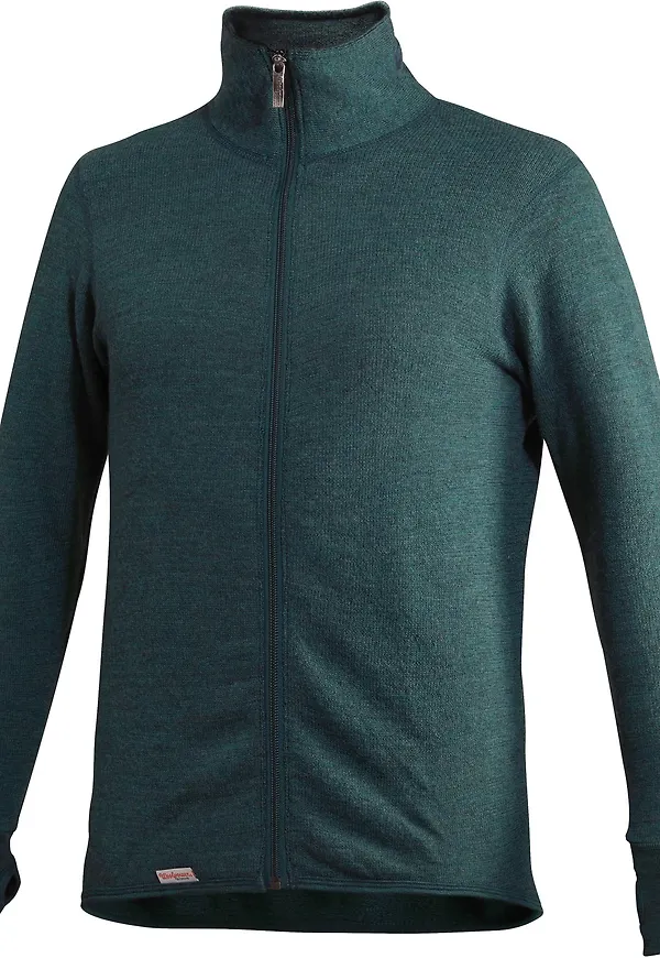 Woolpower Full Zip Jacket 400 Forest Green