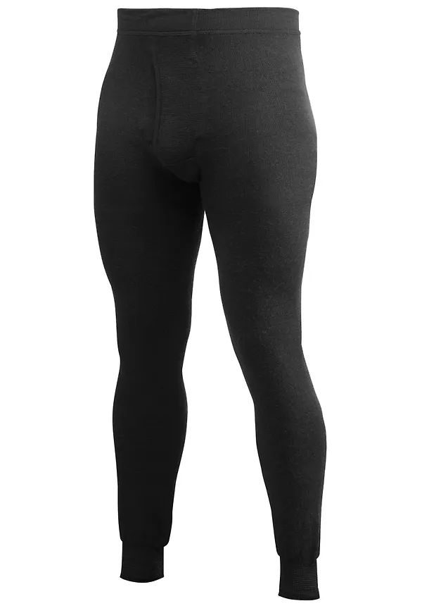 Woolpower Long Johns with Fly 400 Black
