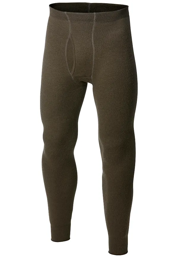 Woolpower Long Johns with Fly 400 Pine Green