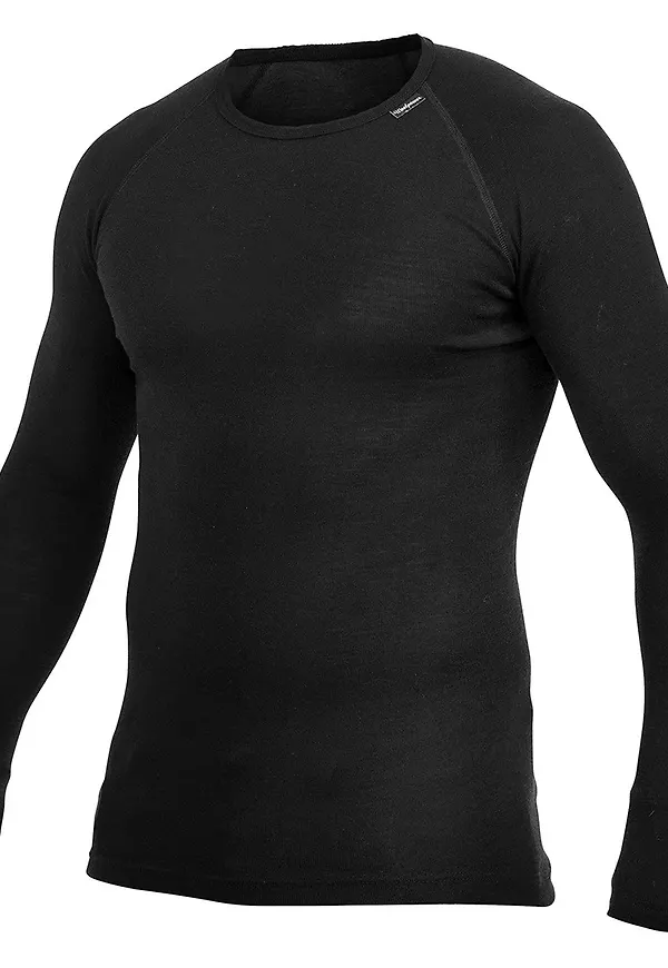 Woolpower Unisex Crewneck Lite Black