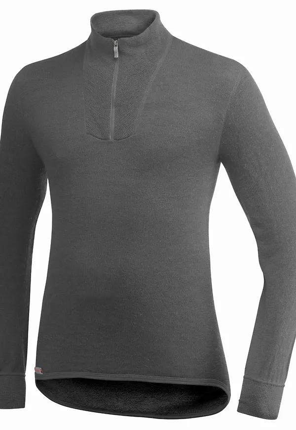Woolpower Zip Turtleneck 200 Grey