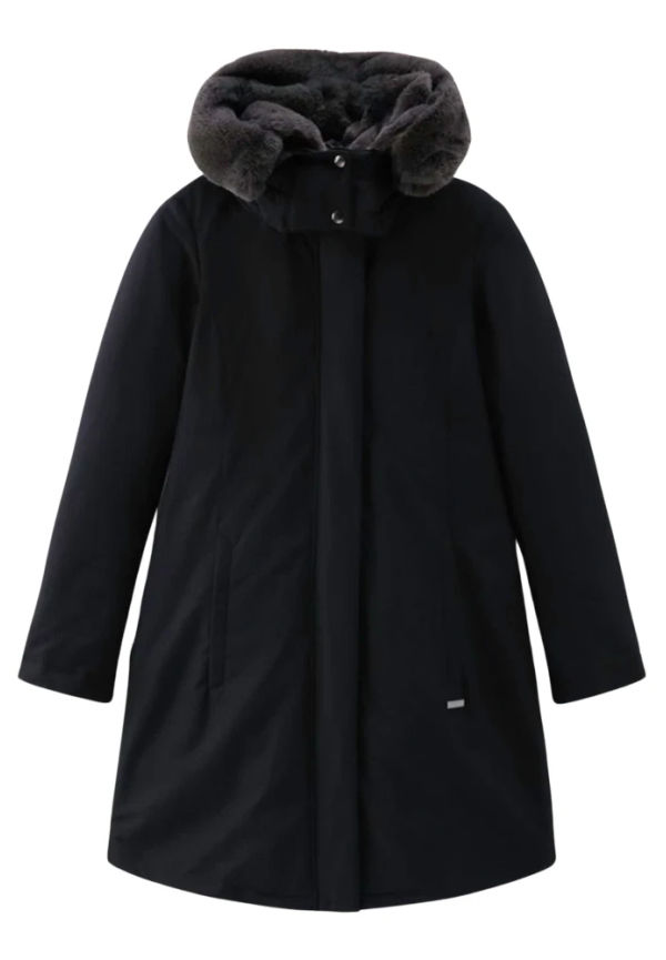 Woolrich - Vinterjackor - Blå - Dam - Storlek: Xl,L,M,S
