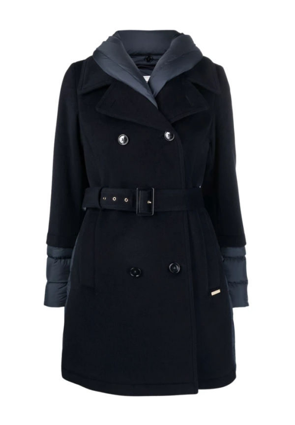 Woolrich - Vinterkappor - Blå - Dam - Storlek: XL