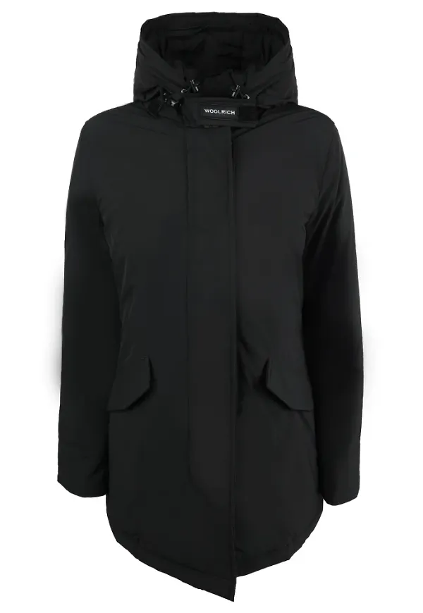 Woolrich, Kappa, Dam, M, Polyester, Lyxig Arctic Raccoon Parka