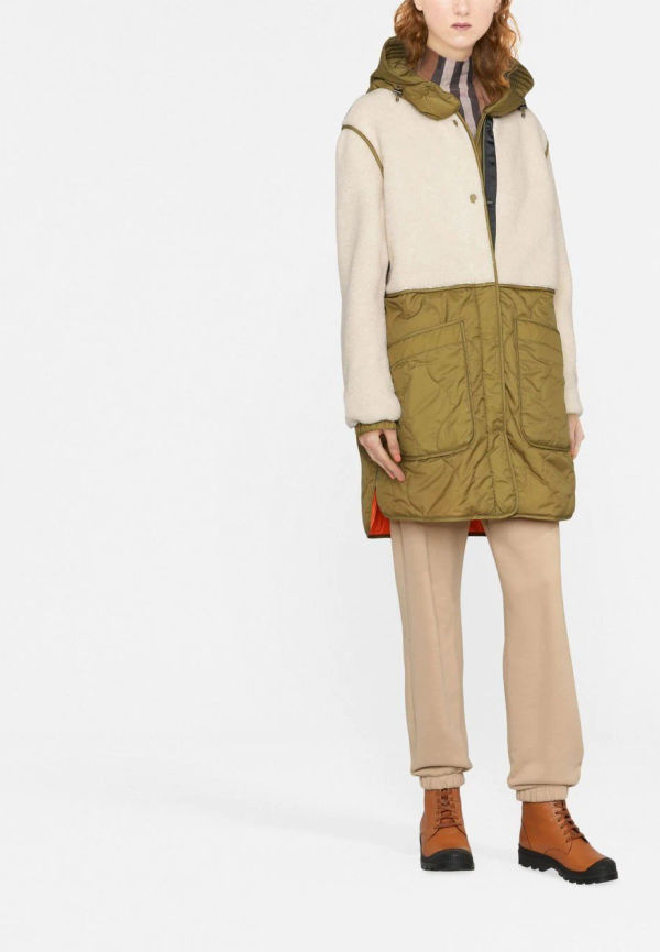 Woolrich Alba parkas med panel - Grön