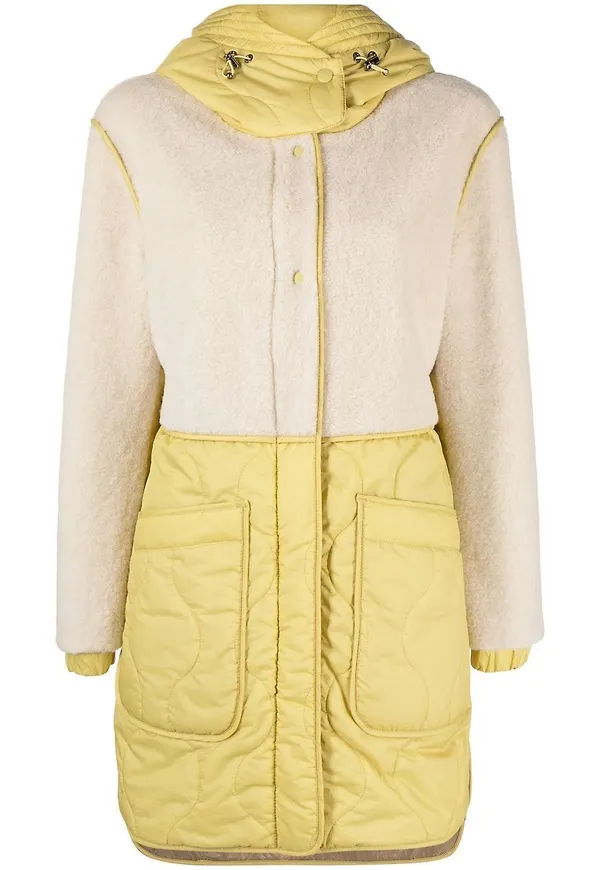 Woolrich Alba parkas med panel - Gul