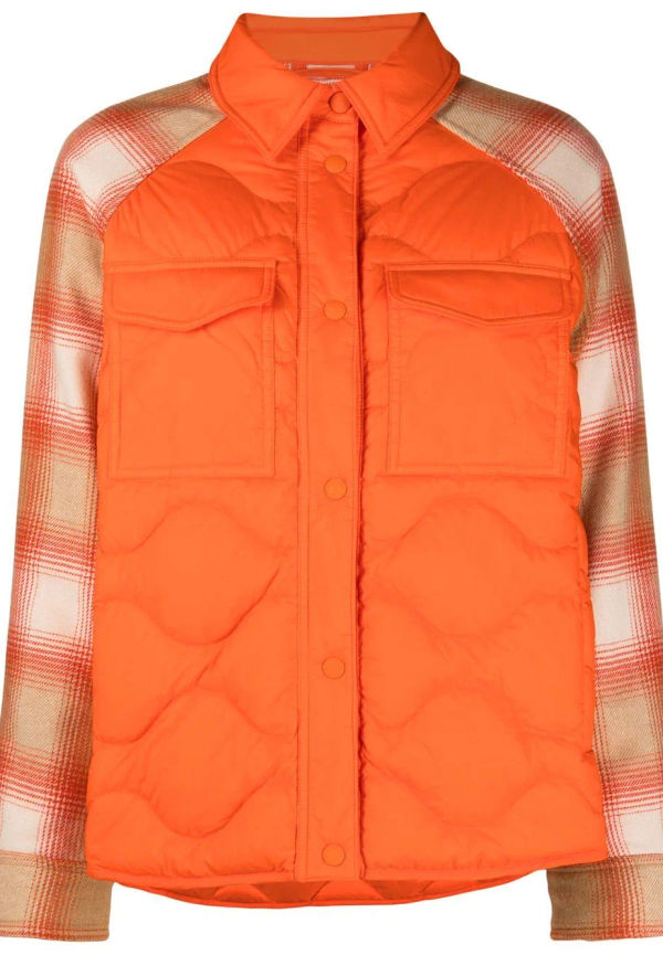 Woolrich Alba överskjorta med panel - Orange