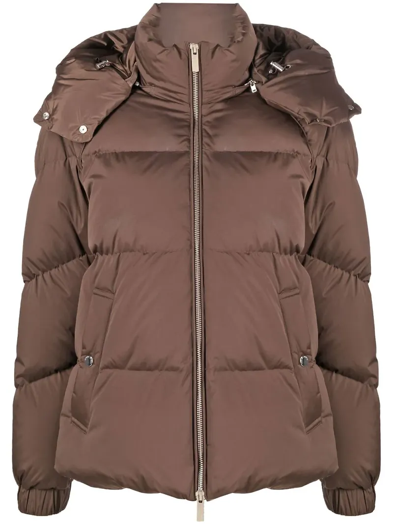 Woolrich Alsea kort vadderad jacka - Brun