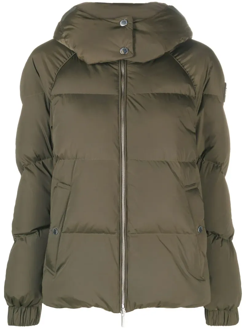 Woolrich Alsea kort vadderad jacka - Grön