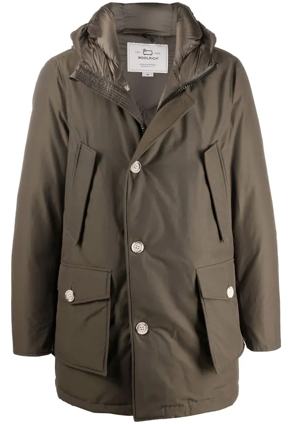 Woolrich Artic vadderad dunparkas - Grön
