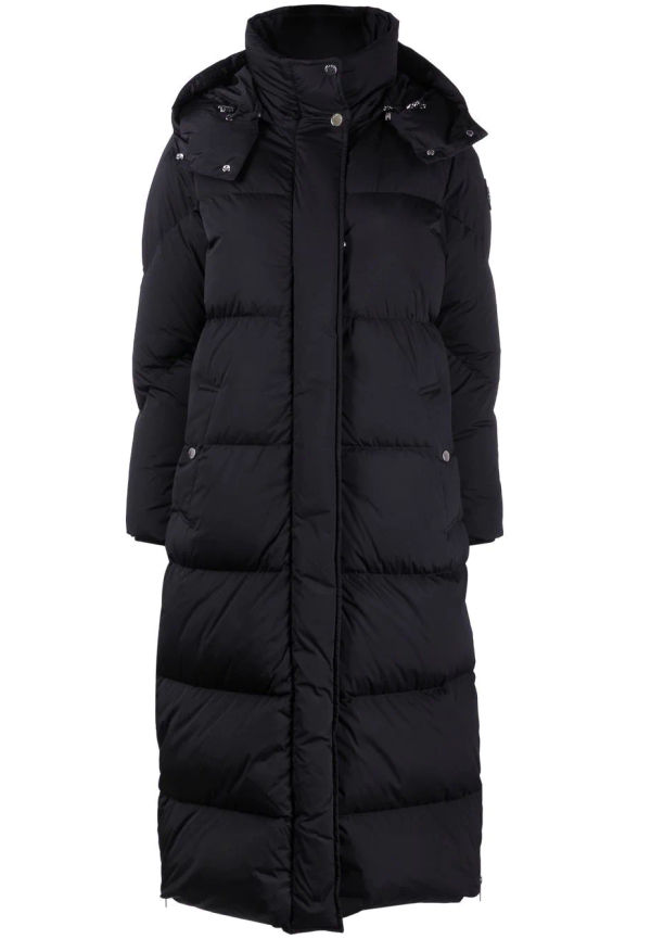 Woolrich Aurora lång dunparkas - Svart