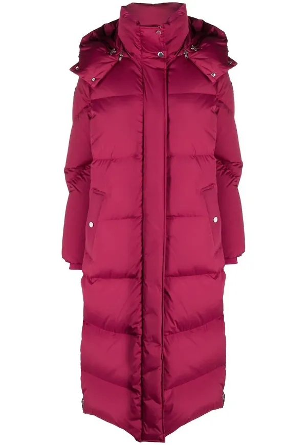 Woolrich Aurora lång parkas - Rosa
