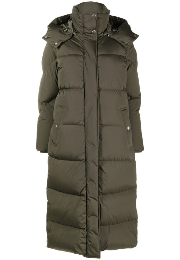 Woolrich Aurora lång puffparkas - Grön