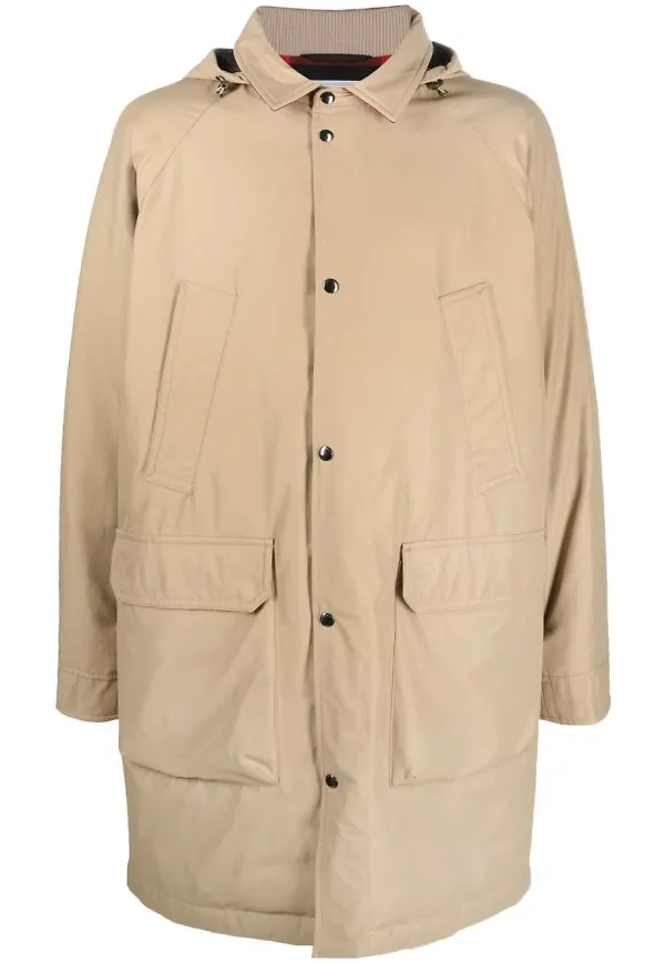 Woolrich Authentic parkas med raglanärm - Brun