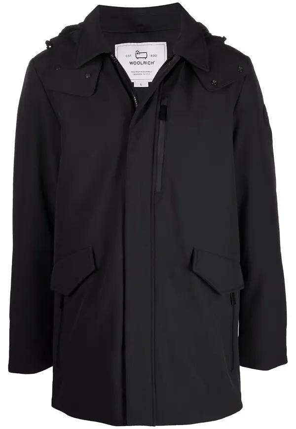 Woolrich Barrow Mac skalrock - Svart
