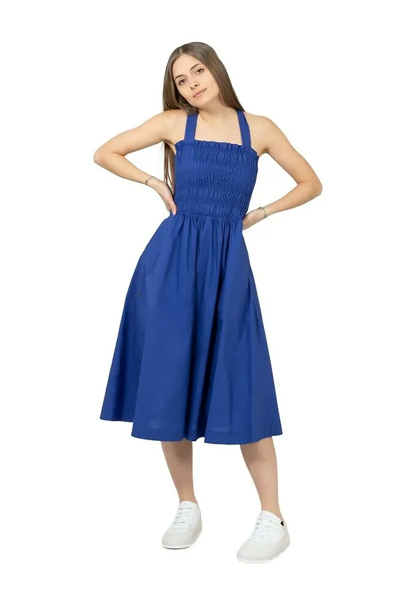 Woolrich Blue Dress Blå, Dam