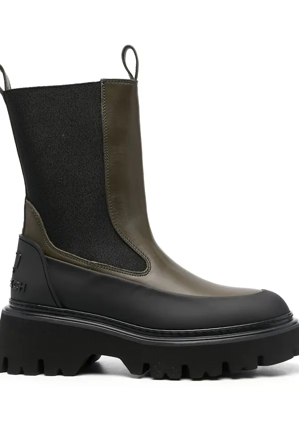 Woolrich Chelsea-boots - Grön