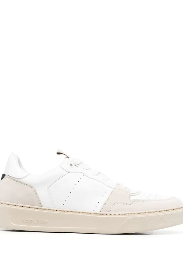 Woolrich Classic Basket låga sneakers - Vit