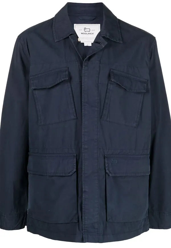 Woolrich Crew Field jacka - Blå
