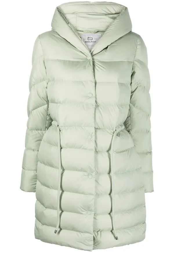 Woolrich Ellis lång dunjacka - Grön