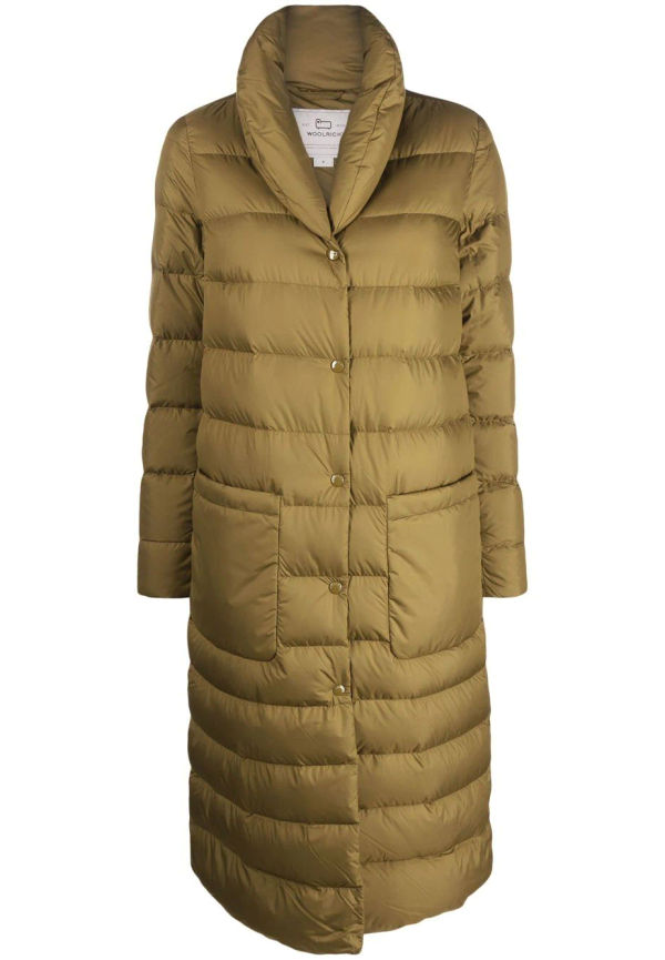 Woolrich Ellis vadderad kappa - Grön
