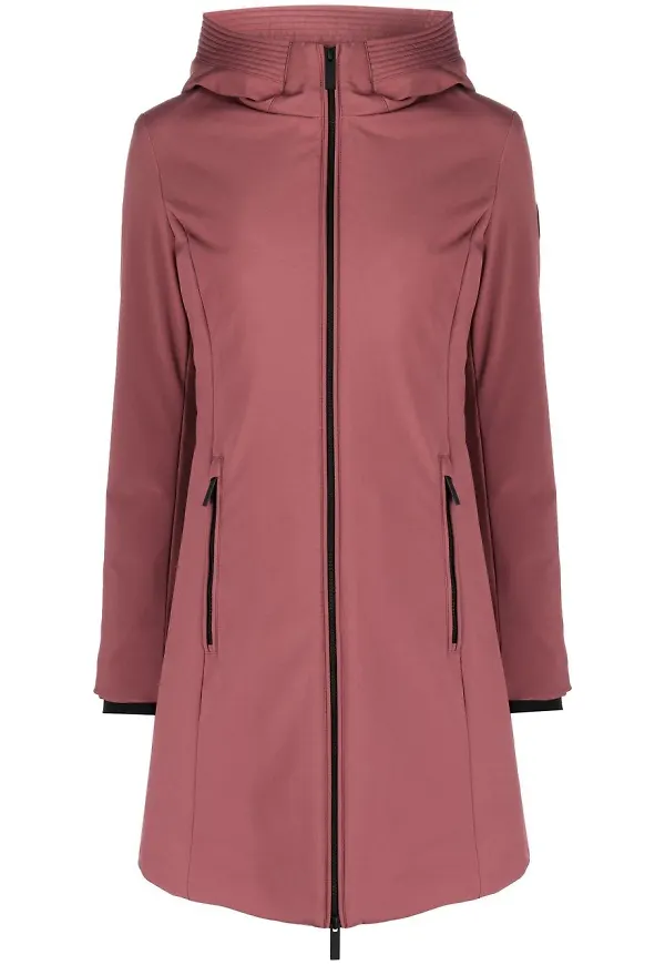 Woolrich Firth Softshell lång parkas - Rosa