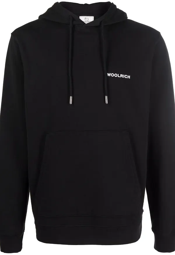 Woolrich hoodie med grafiskt tryck - Svart
