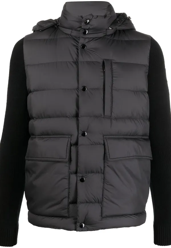 Woolrich Hybrid dunjacka - Svart
