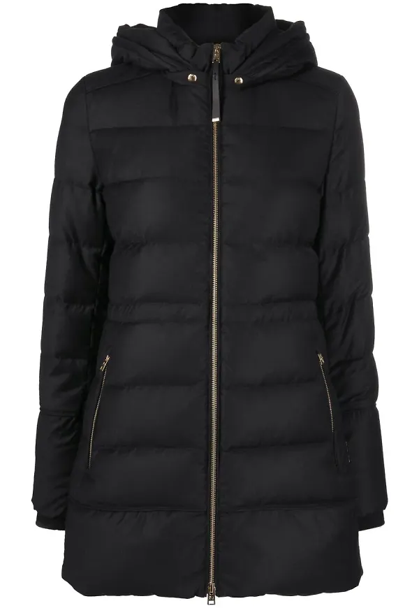 Woolrich Luxury vadderad parkas - Svart