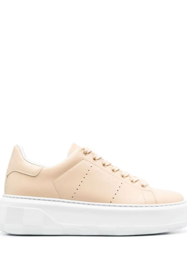 Woolrich låga platåsneakers - Neutral