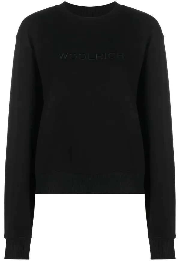 Woolrich långärmad sweatshirt - Svart