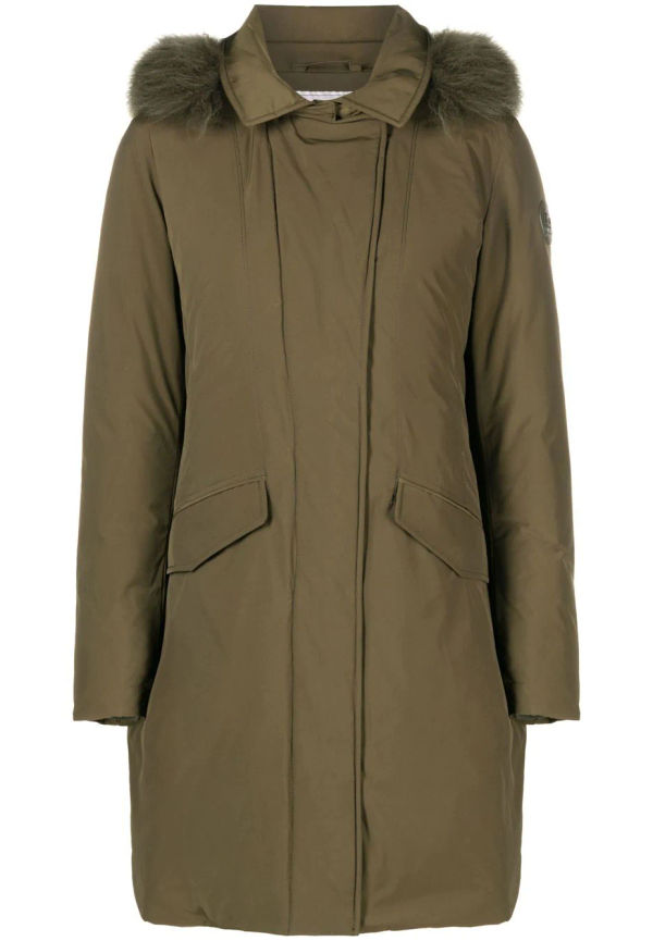 Woolrich Modern Vail vadderad parkas - Grön