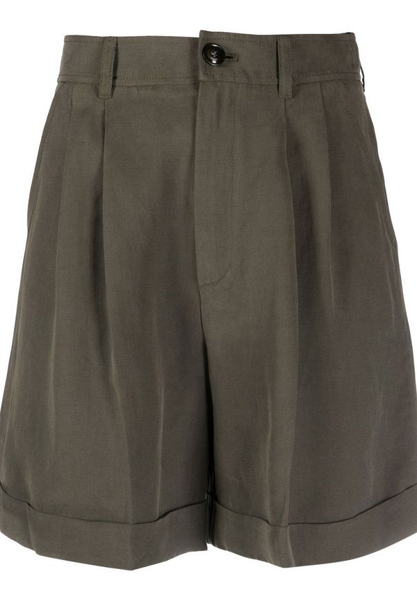 Woolrich plisserade shorts - Grön
