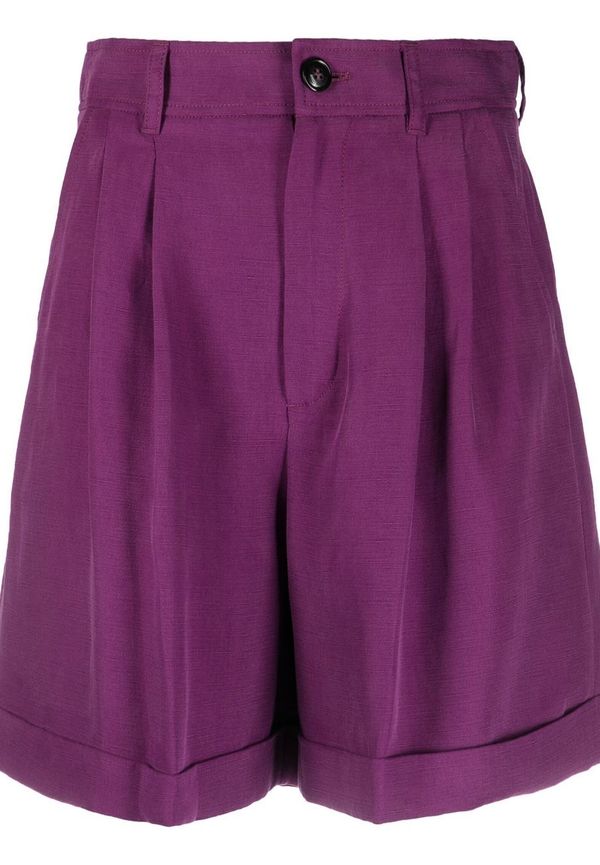 Woolrich plisserade shorts - Lila