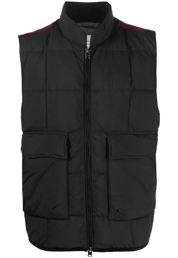 Woolrich quiltad dunväst - Svart