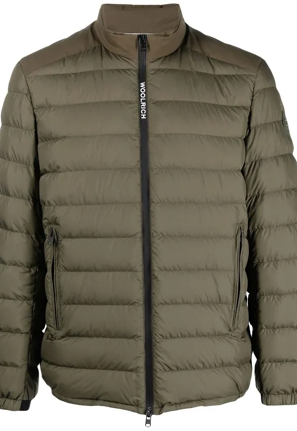Woolrich quiltad puffjacka - Grön