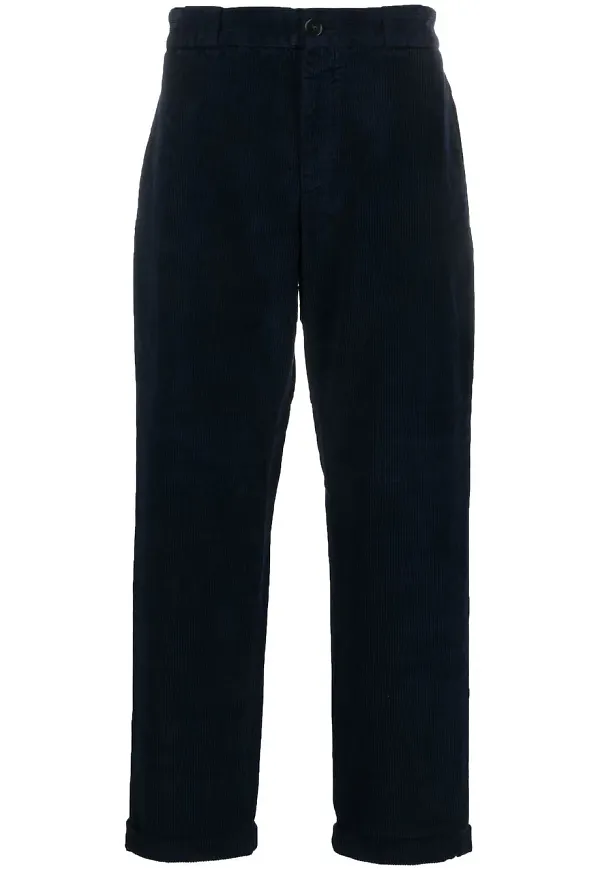 Woolrich raka manchesterbyxor - Blå