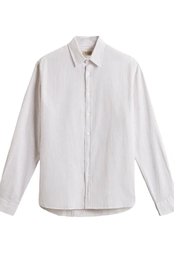 Woolrich randig skjorta - Vit