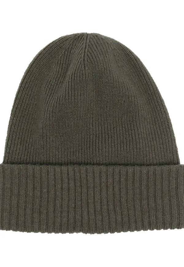 Woolrich ribbad mössa - Grön
