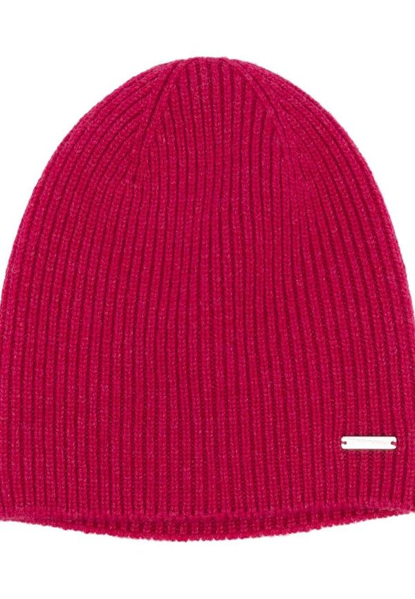 Woolrich ribbad mössa i kashmir - Rosa
