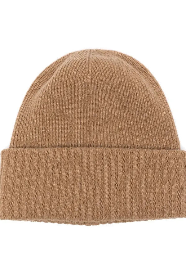 Woolrich ribbstickad mössa - Brun