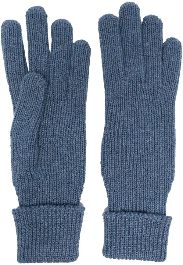 Woolrich ribbstickade vantar - Blå