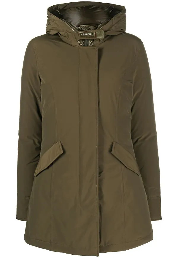Woolrich rock med huva - Grön