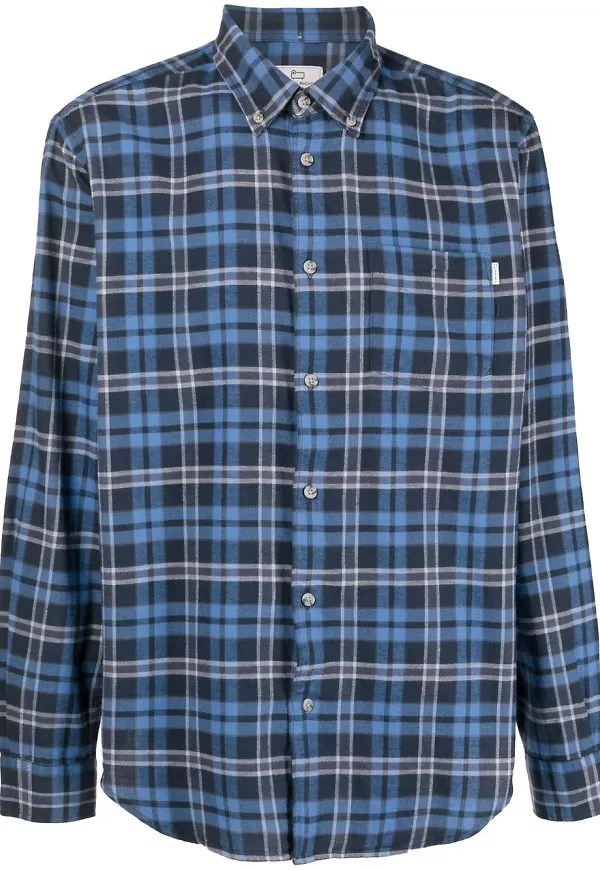 Woolrich rutig skjorta - Blå