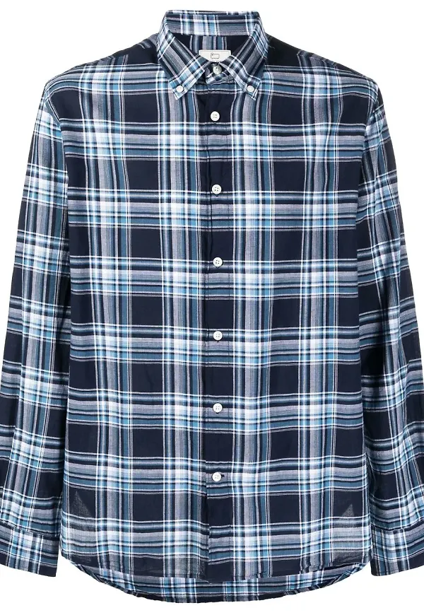 Woolrich rutig skjorta - Blå