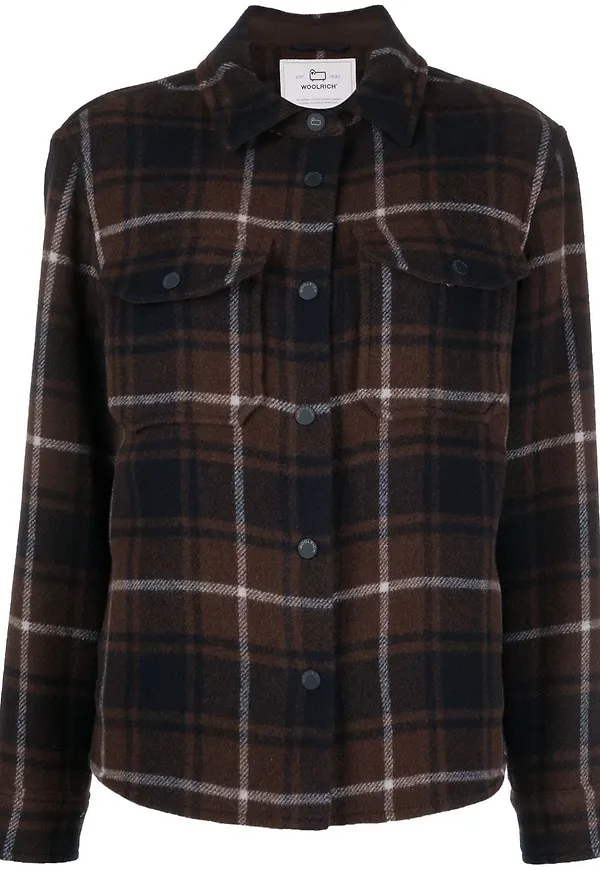 Woolrich rutig skjorta - Brun